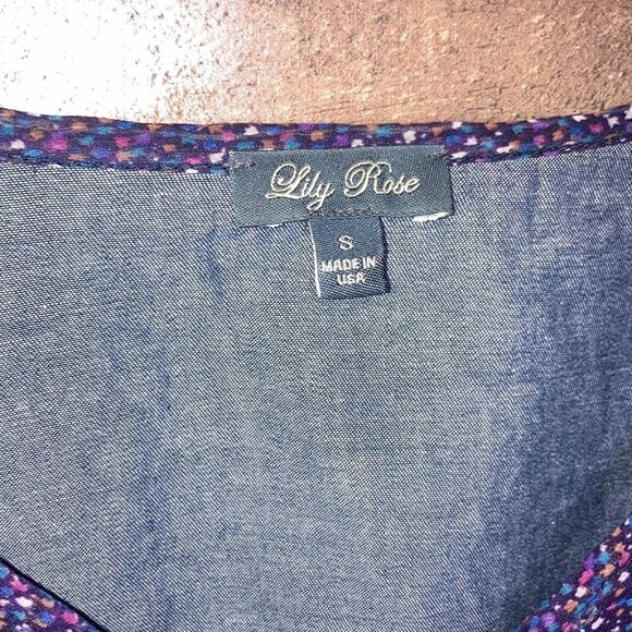 Lily Rose Woman’s Blouse Size S - Picture 4 of 6